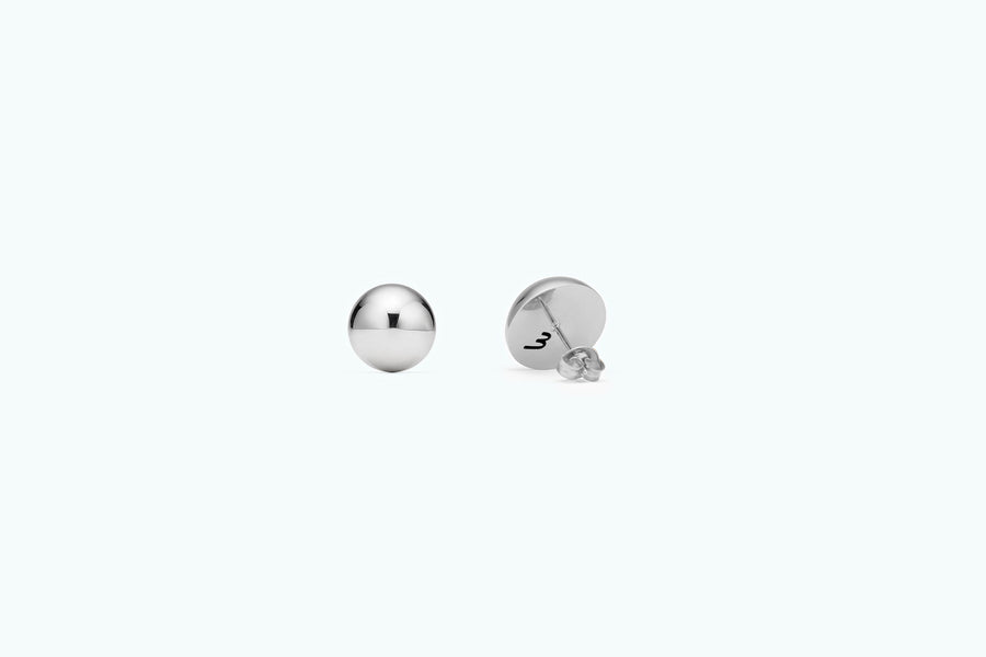 Essential Silver Ball Earring (Silver)