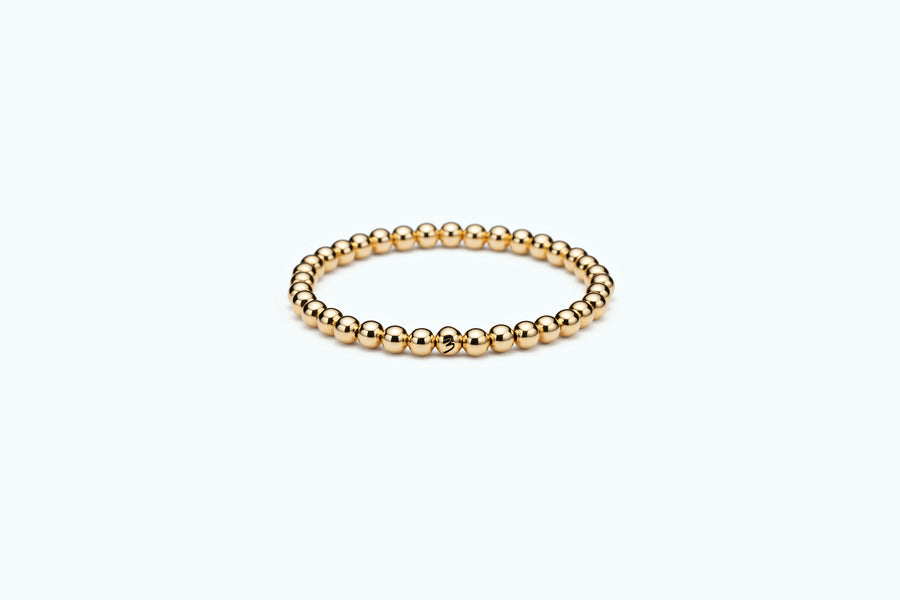 Essential Gold Ball Anklet 5mm