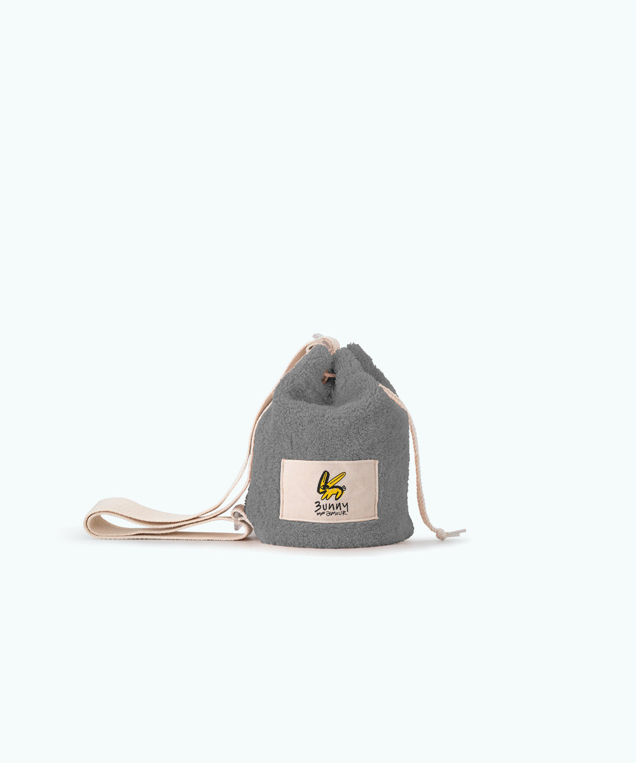 Terry Bucket Bag (Petit) Gray