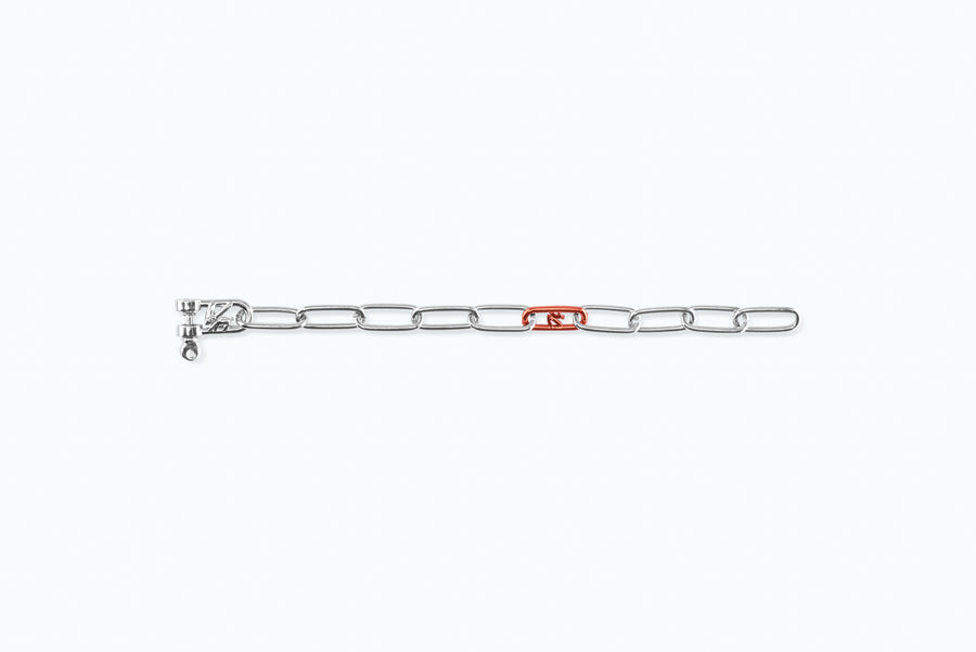 Electro Signature Chain Bracelet Silver Papaya